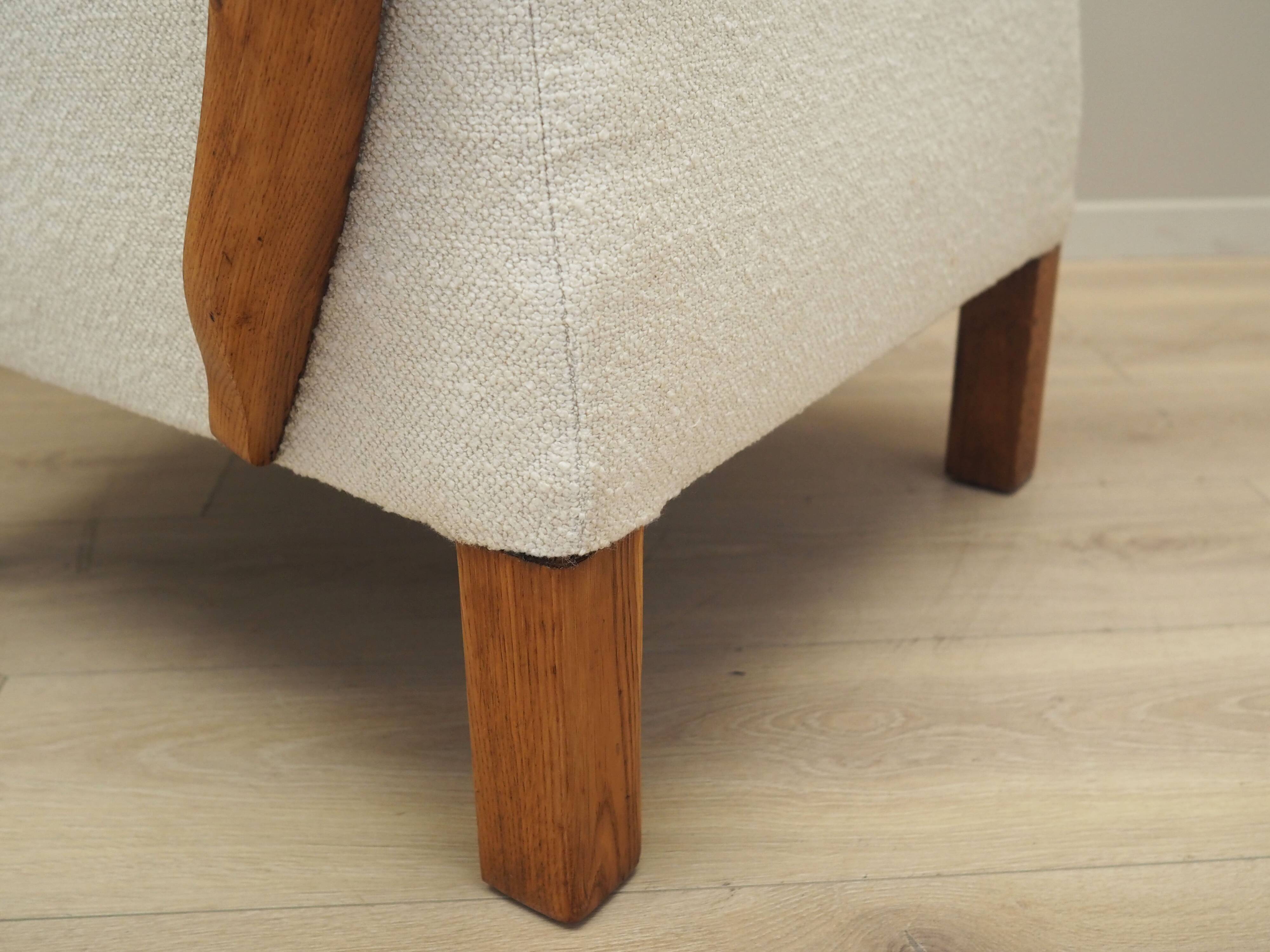 Oak armchair, Art Deco, 1950s, made in Denmark