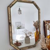 Vintage octagon mirror