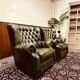 Set Springvale Chesterfield Woburn 1-seater sofa antique green