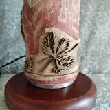 Lamp base from an old fabric printing cylinder
