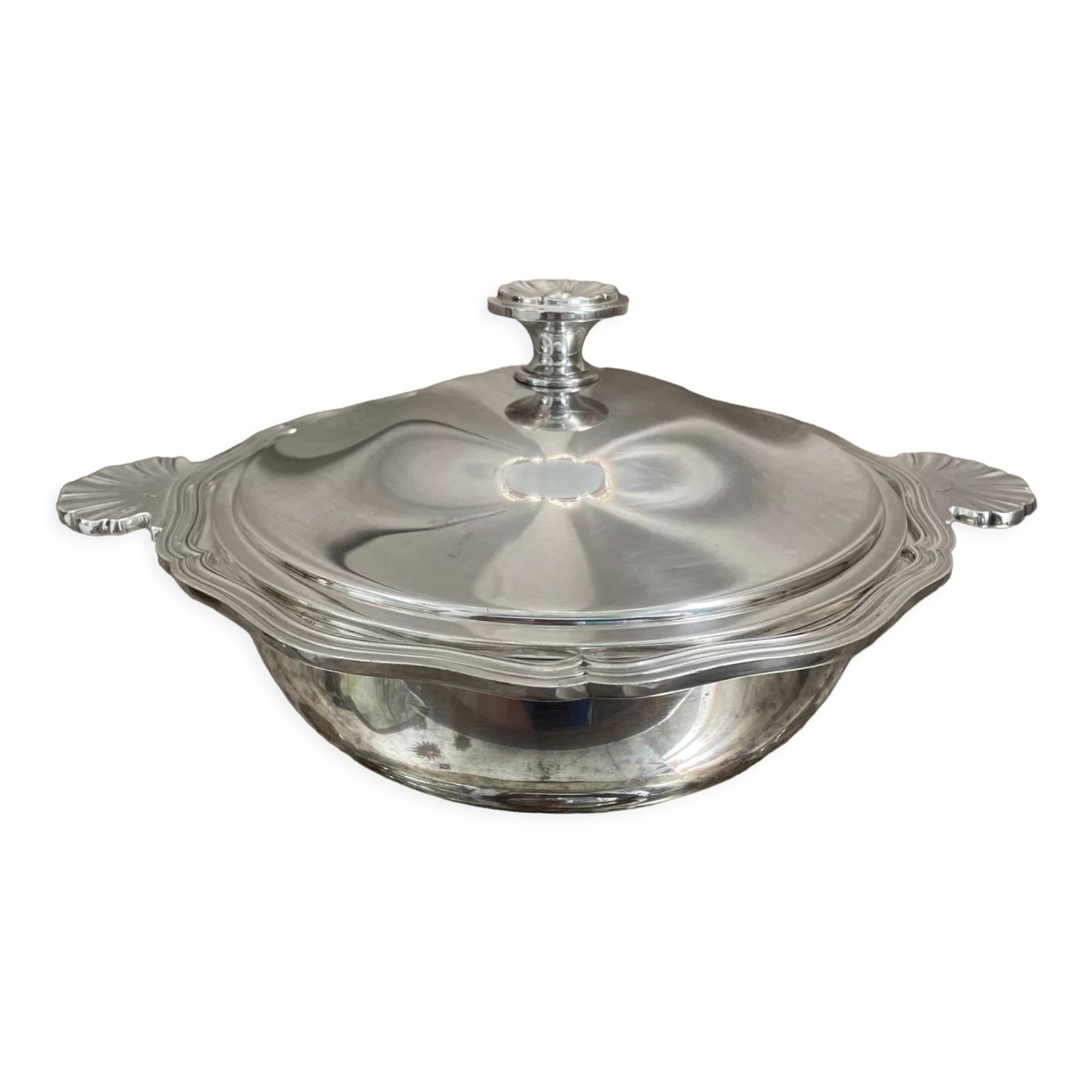 Vegetable Christofle silver metal Louis XV style "net/Chinon