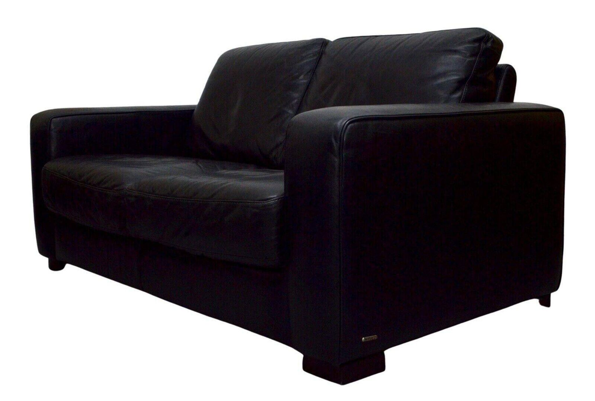 Canapé 2 places en cuir Natuzzi avec fauteuil