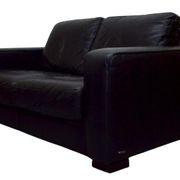 Canapé 2 places en cuir Natuzzi avec fauteuil