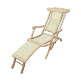 Long chair in caning
