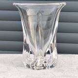 Crystal vase from the 1960s/70s, signed
