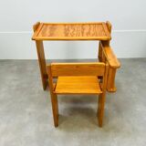 Folding pine children's desk by Trama, desk