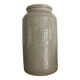 Large cylindrical pot in glazed stoneware