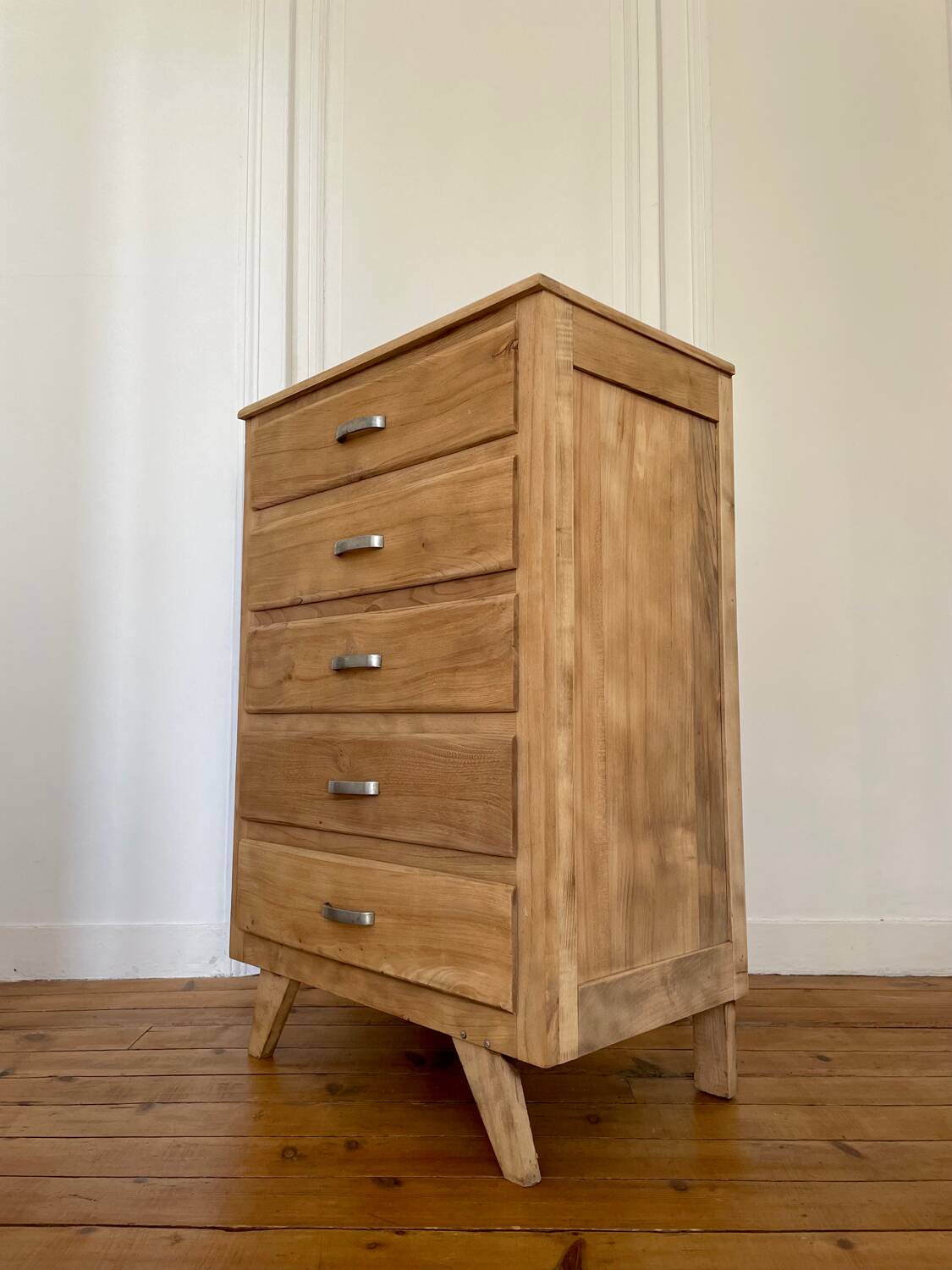 Vintage chiffonier with compass feet