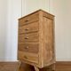 Vintage chiffonier with compass feet