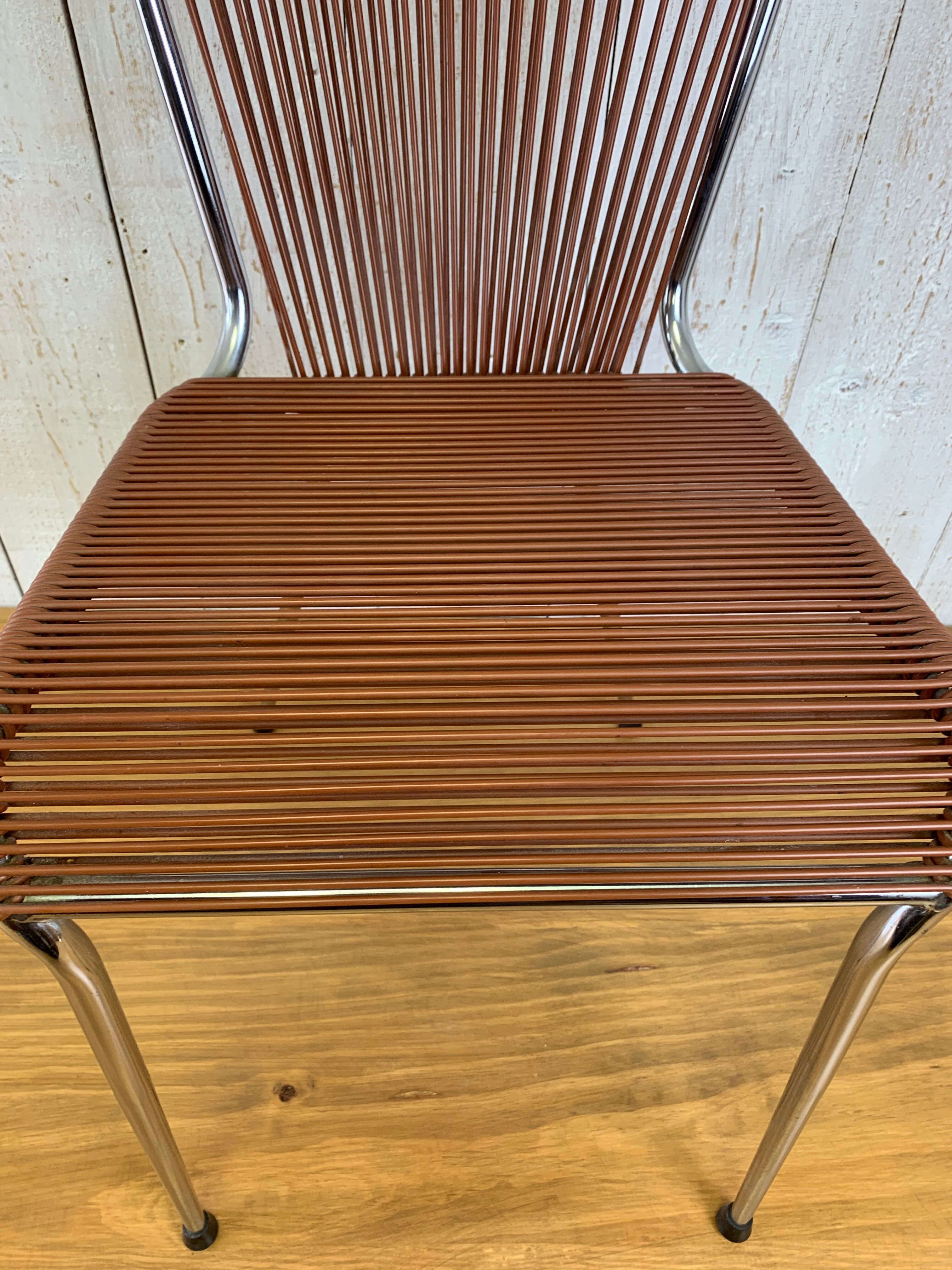 Pair of scoubidou chairs