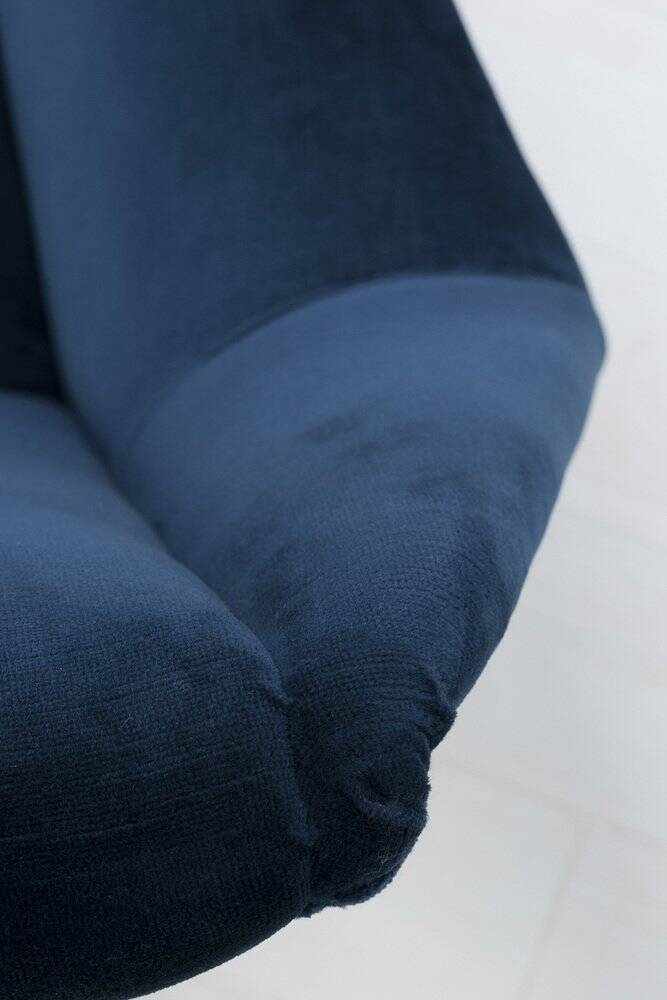 Ensemble de 2 fauteuils italiens bleu foncé