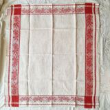 Damask linen tablecloth and napkins