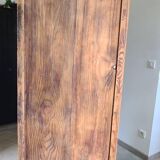 Wooden mesh linen cupboard