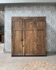 Large antique workshop cabinet made of solid wood (renovated)