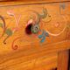 Buffet d’angle ancien en bois de cerisier avec tiroirs, Italie, XIXe siècle