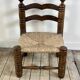 Chaises basses style Dudouyt 1950
