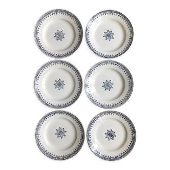 Series of 6 old flat plates "PRIMAX"