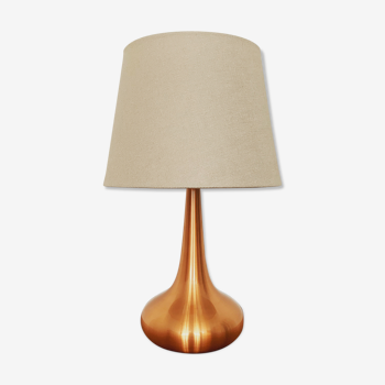 Copper table lamp by Jo Hammerborg for Fog and Mørup