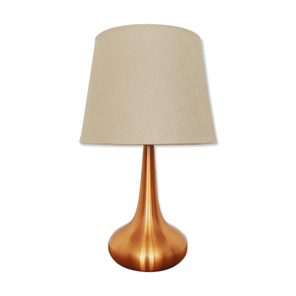 Copper table lamp by Jo Hammerborg for Fog and Mørup
