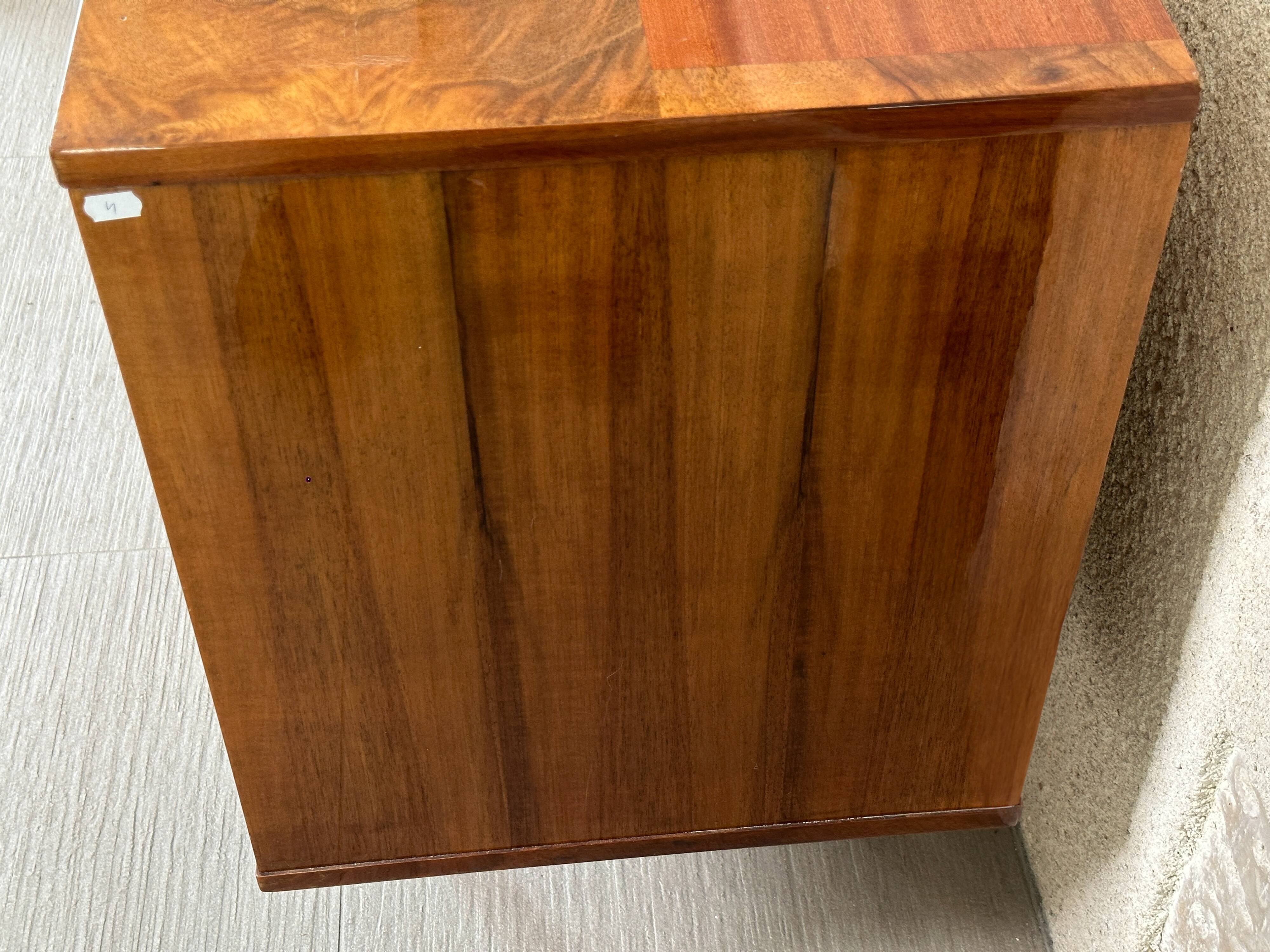 Violetta sideboard in walnut and mahogany, Piotrkowskie Fabryki Mebli, Poland, 1960.
