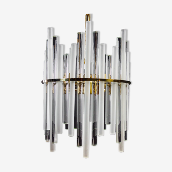 Vintage christoph palme design chandelier - glass pegs - 1960s