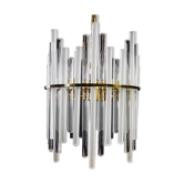 Lustre chevilles en verre années 1960