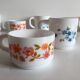 Set of 8 cups at cafe arcopal – france