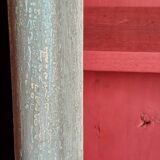 Small gray cabinet 1 body / red interior