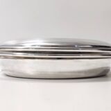 Silver Plated Venison Dish with Pyrex Glass Casserole Dish by Sabattini, Italy