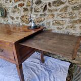 19th end clothier table, furniture workshop