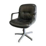Fauteuil de bureau Strafor pivotant en simili cuir - 1992