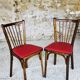 Pair of bistro chairs model # 153 by Baumann, circa 50/60