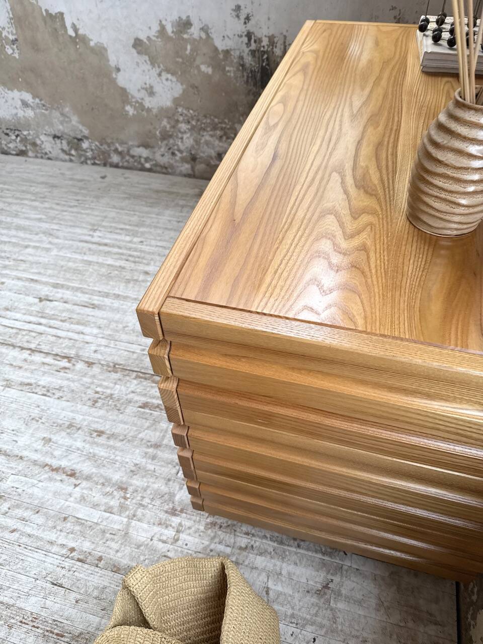 Solid oak chest of drawers Regain XL