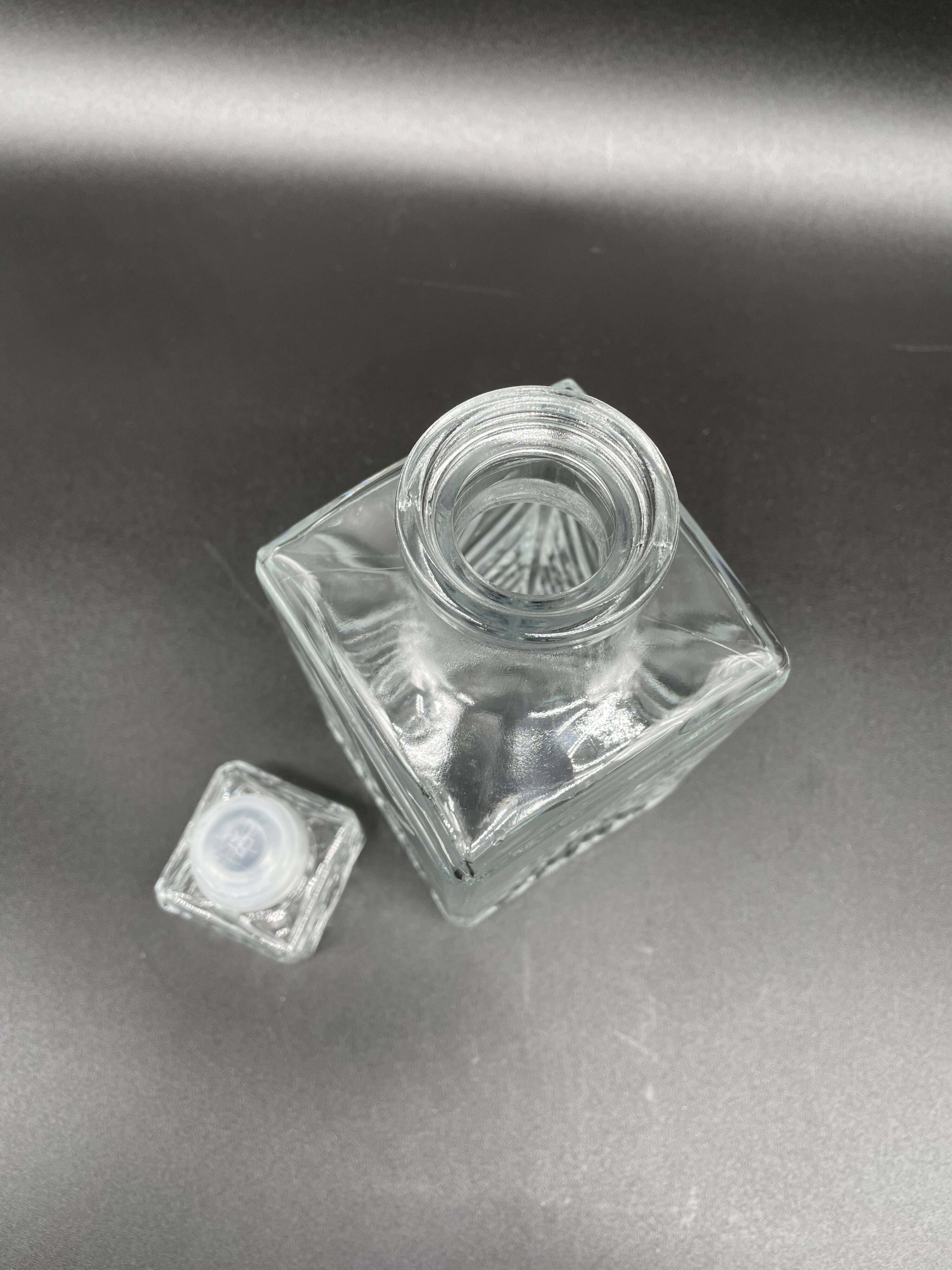 Vintage, whisky decanter, bottle, pitcher, cork, diamond décor, vegetable, 1960s, 1970s, Italy