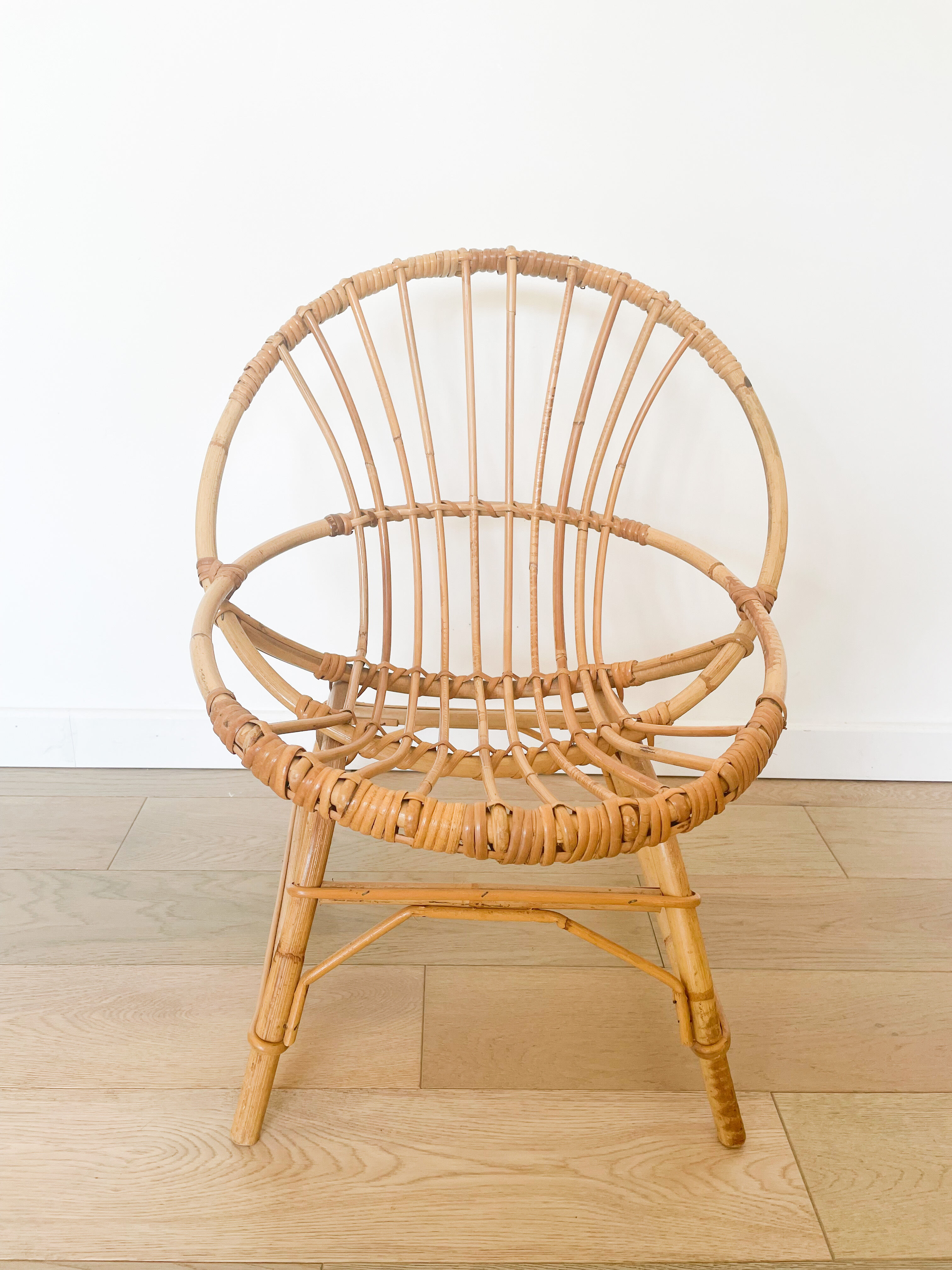 Rattan children's chair