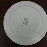Lot of seven plates in earthenware