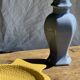 Yellow fish-shaped dish L38