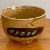 Set of 2 Japanese Chawan tea bowls + tray