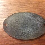 Enamelled plate: push