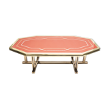 Red brass lacquered table  1970