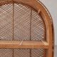Large woven bamboo shelf
