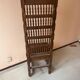 Large 19th century wooden armchair