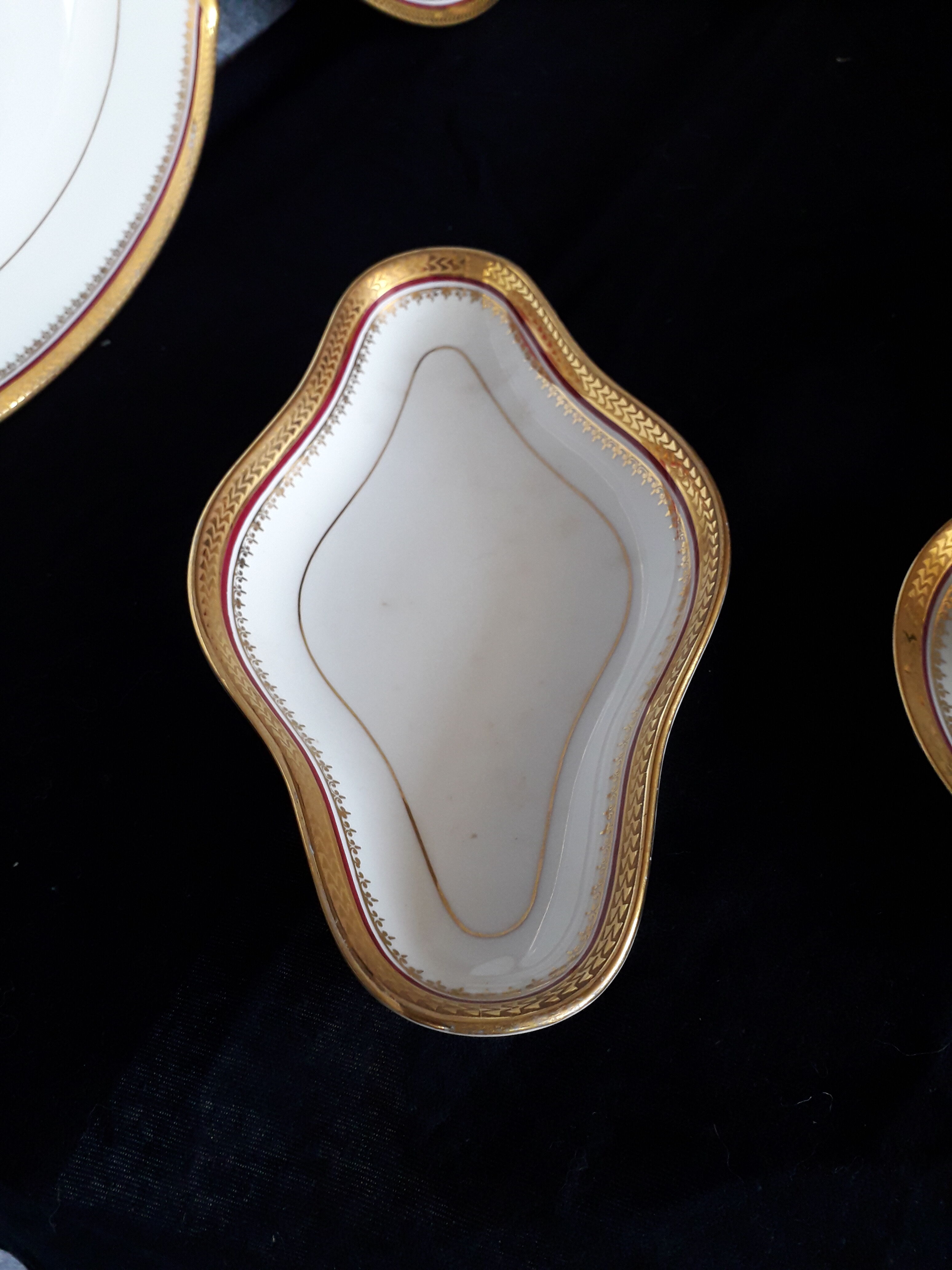 Limoges table service of 77 pieces of RS brand of the twentieth century