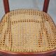 Original vintage Thonet design bistro chair with matte seat
