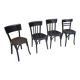 4 chaises bistrot  baumann et thonet  vintage