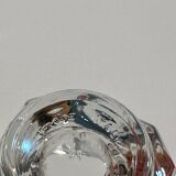 Pair of vintage glass candlesticks