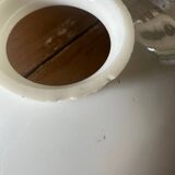 Suspension en opaline blanche