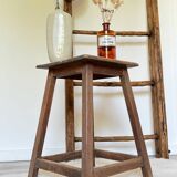 Old wooden painter's stool
