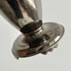 Small silver-plated metal amphora vase antique