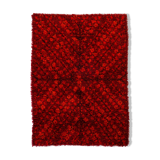 Scandinavian 20th century modern rya rug by AB Wahlbecks. 174 x 140 cm (68.5 x 55.19 in)